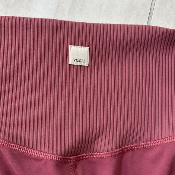 🚫 SOLD Vuori Rib Studio Legging Marsala Pink S - Picture 7 of 7